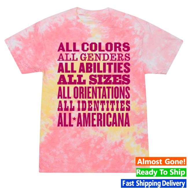 Official Americanafest Merch All Americana Tie-Dye Crewneck Sweatshirt - New Good Shirt