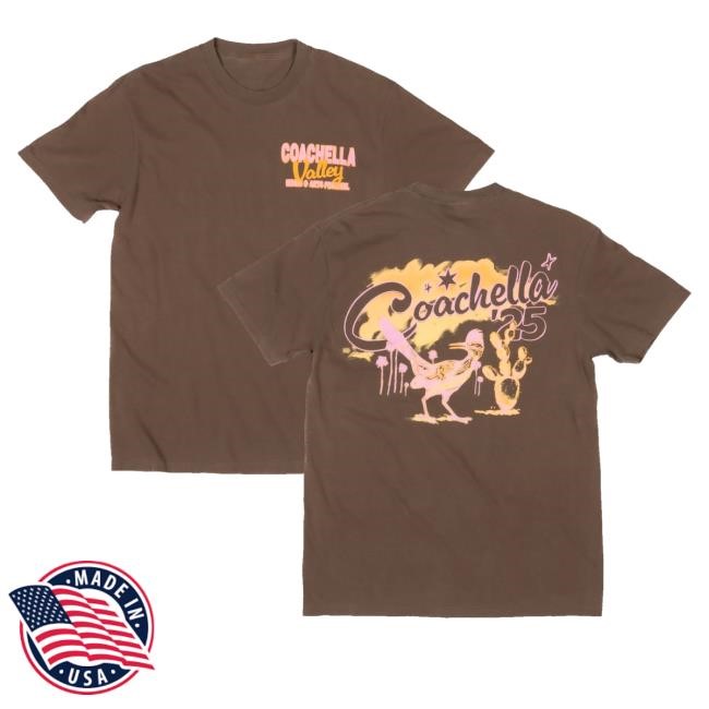 Trending Coachella Merch Coachella 2025 Roadrunner T-Shirt - New Good Shirt
