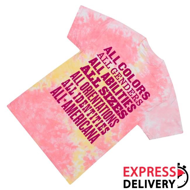Official Americanafest Merch All Americana Tie-Dye Crewneck Sweatshirt - New Good Shirt