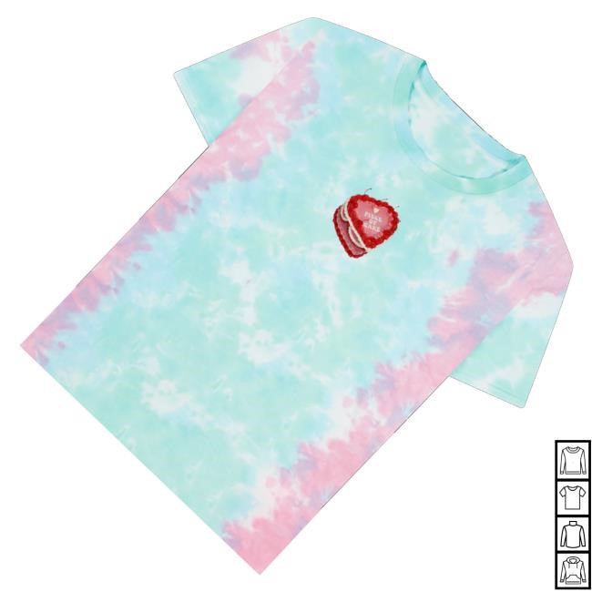 Trending Holly Laing Shop Piece Of Cake Boxy Pastel Tie Dye T-Shirt  Hoodie  Tank Top  Sweater And Long Sleeve T-Shirt - New Good Shirt