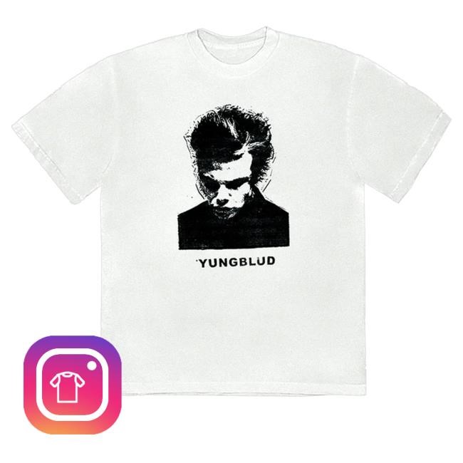 Trending Yungblud Merch Contrast Photo Hooded Sweatshirt - New Good Shirt