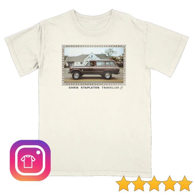 Official Chris Stapleton Merch Traveller Jeep Photo Shirt - New Good Shirt
