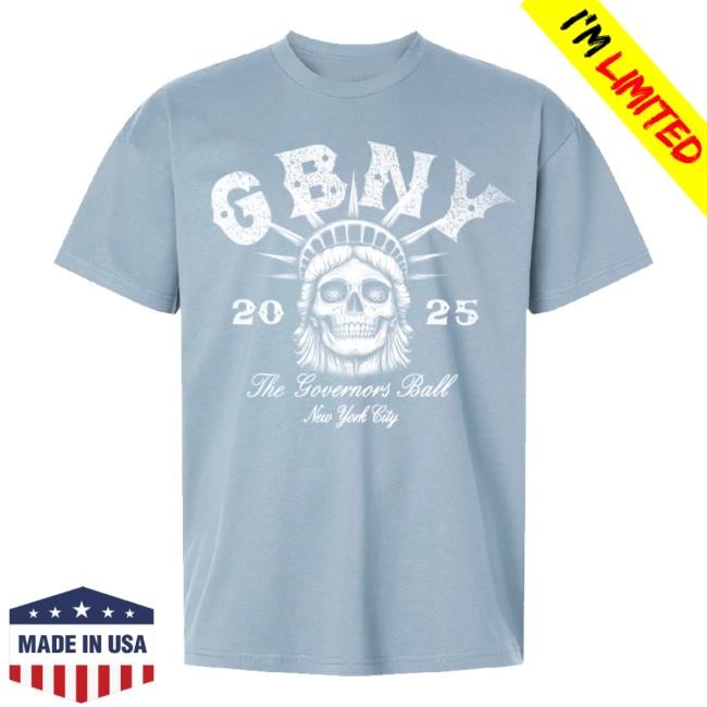 Official Governorsball Music Festival Merch Shop Store Gbny Liberty Skull Hoodie  Sweatshirt - New Good Shirt