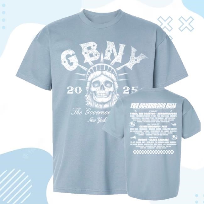 Official Governorsball Music Festival Merch Shop Store Gbny Liberty Skull Hoodie  Sweatshirt - New Good Shirt